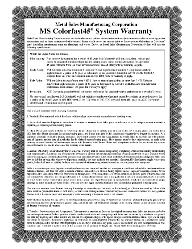 VersaRib20 20 Year Warranty 