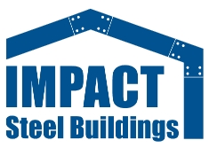impact steel buildings logo
